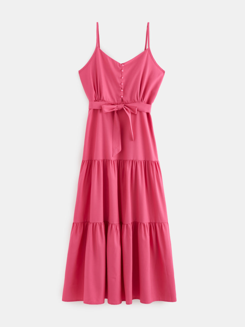 Buttoned A-Line Dress 119352