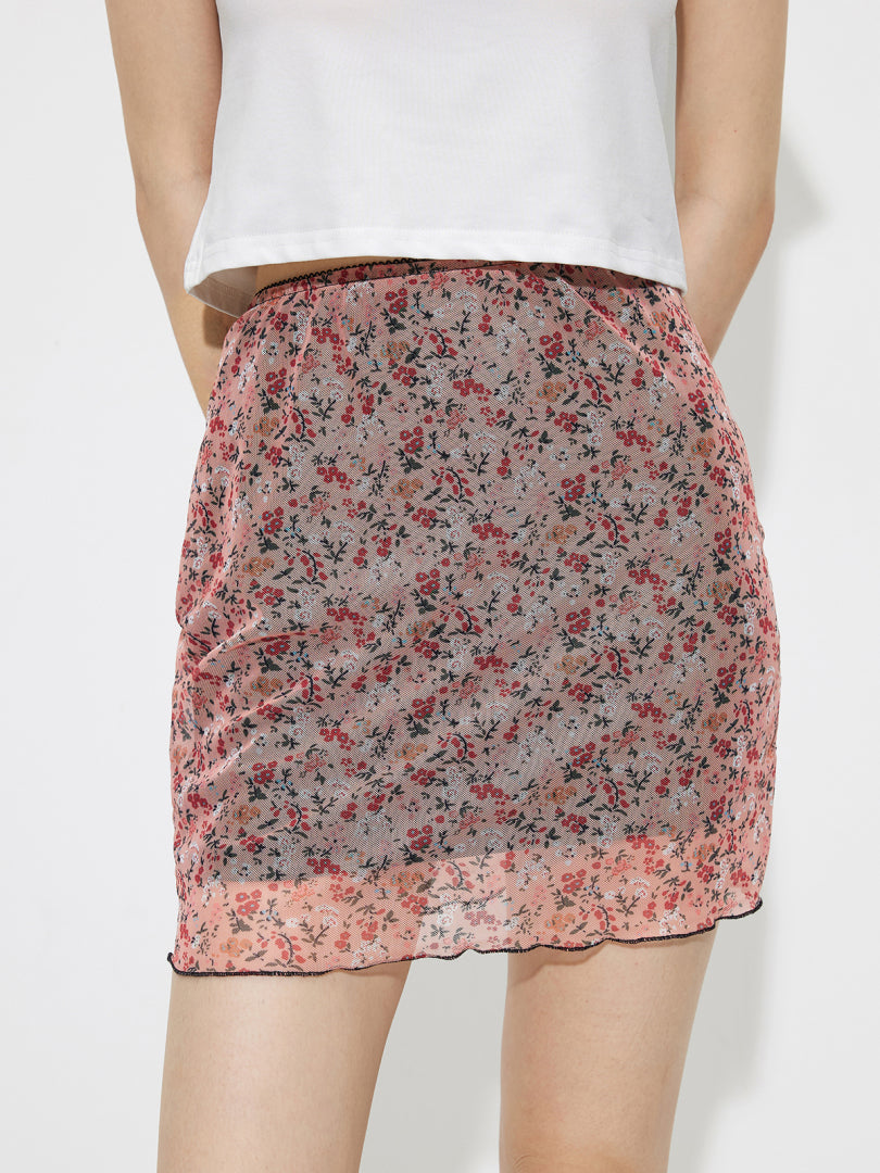 Color Block Pencil Skirt 1253242