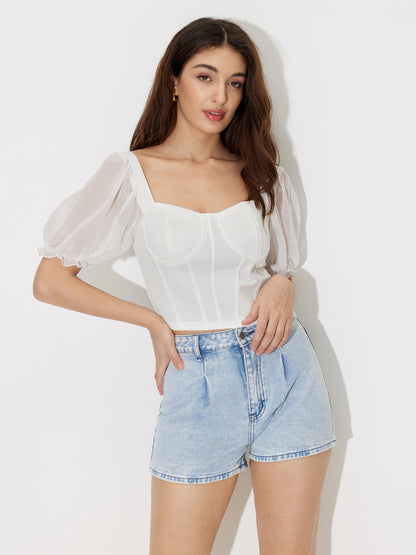 Corset Crop Top  121501