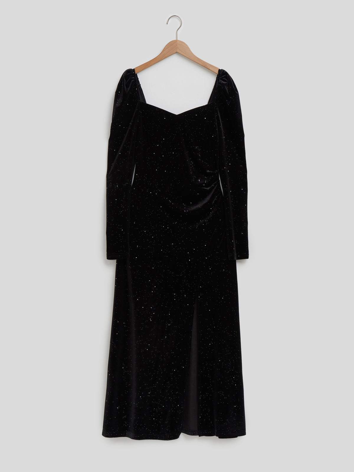 Gathered Embellished Maxi Dress 117555