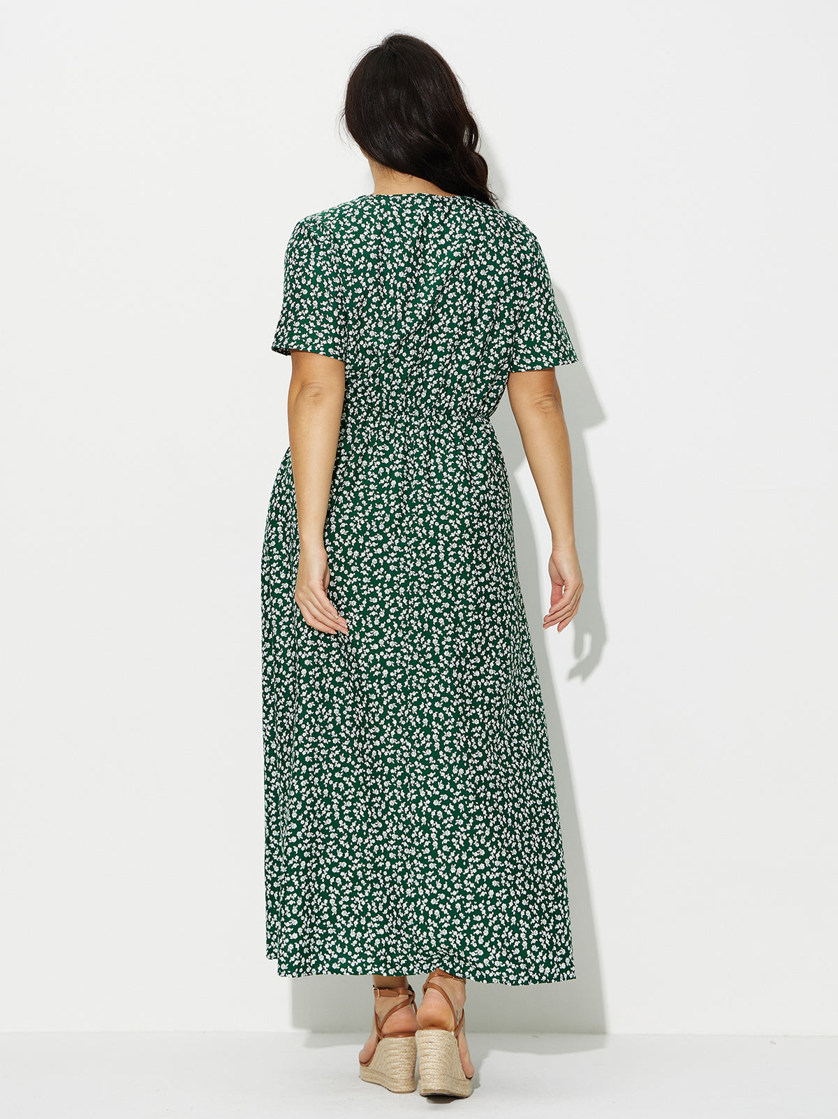 Plus Size Printed A-Line Dress 121183