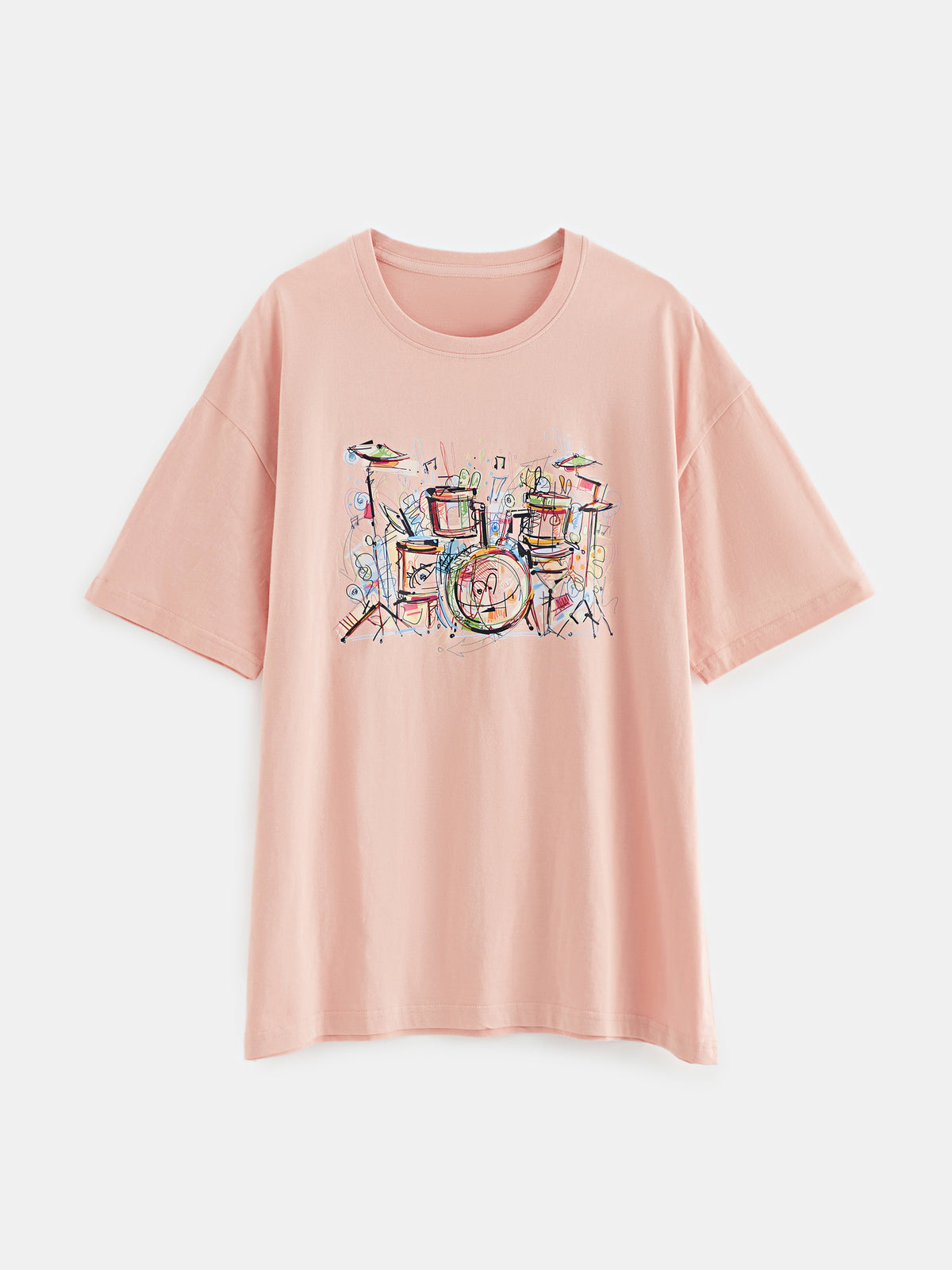 Printed Pullover T-Shirt 120212