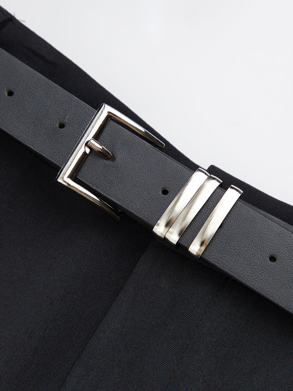 Belted A-Line Skirt 118851