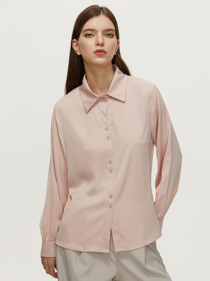 Basic Satin Blouse 108557