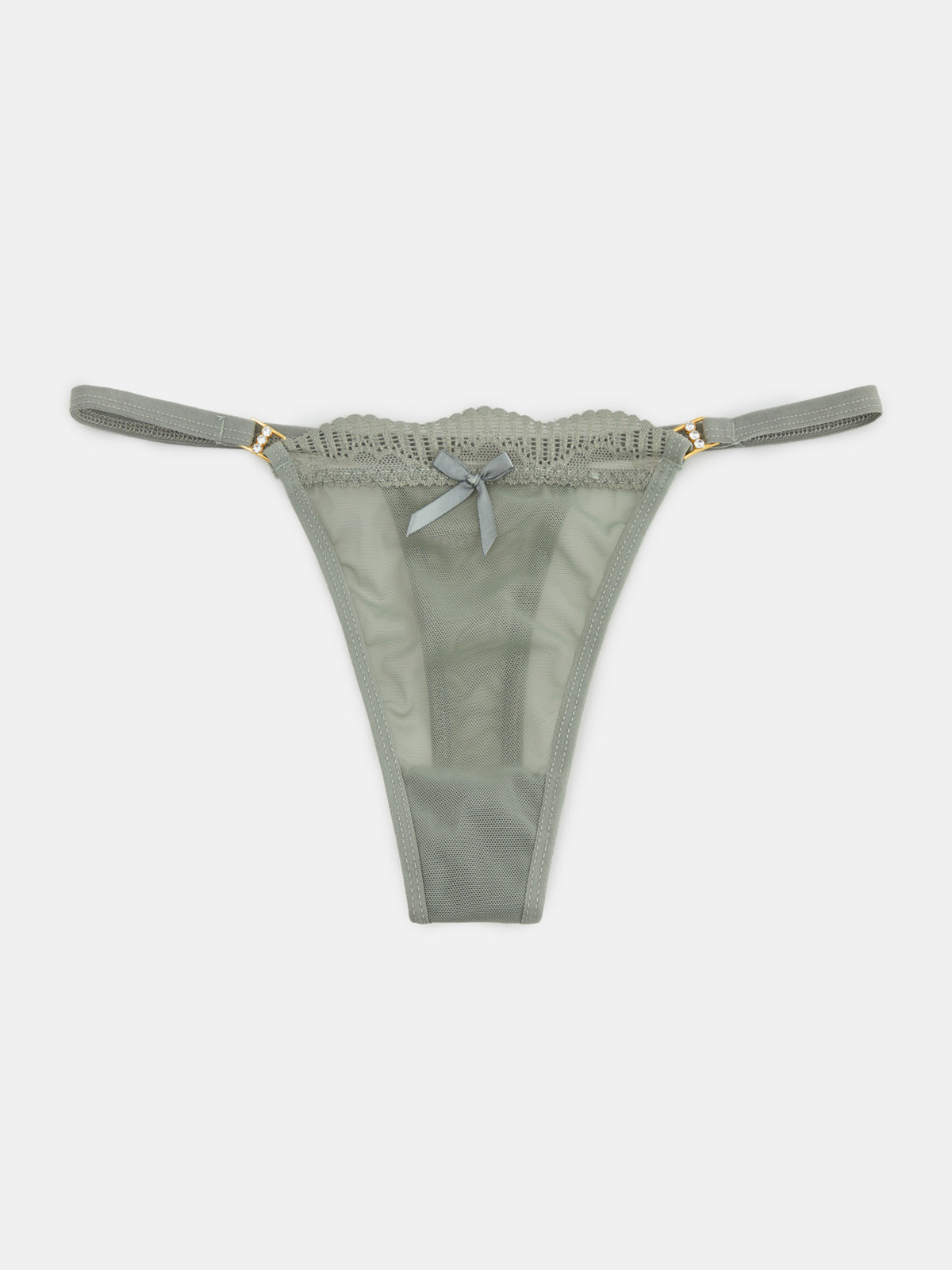 Solid Sheer Thong 118582