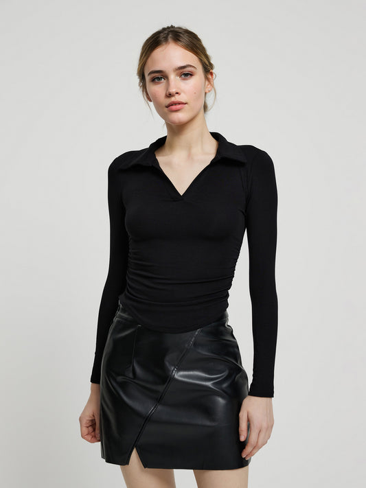 Gathered Pullover T-Shirt 113403