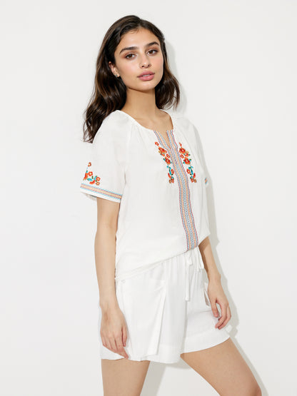 Embroidered Top 1230911