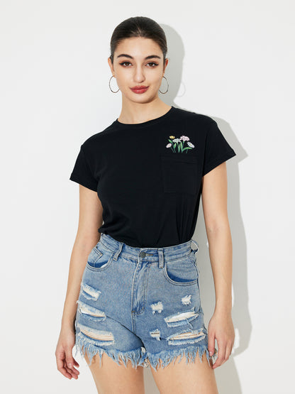 Printed Pullover T-Shirt 120324