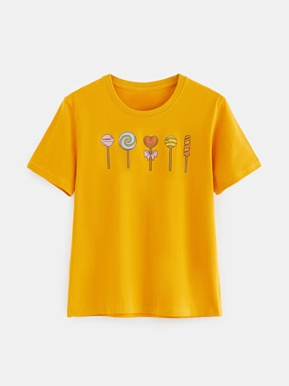 Printed T-Shirt 120727