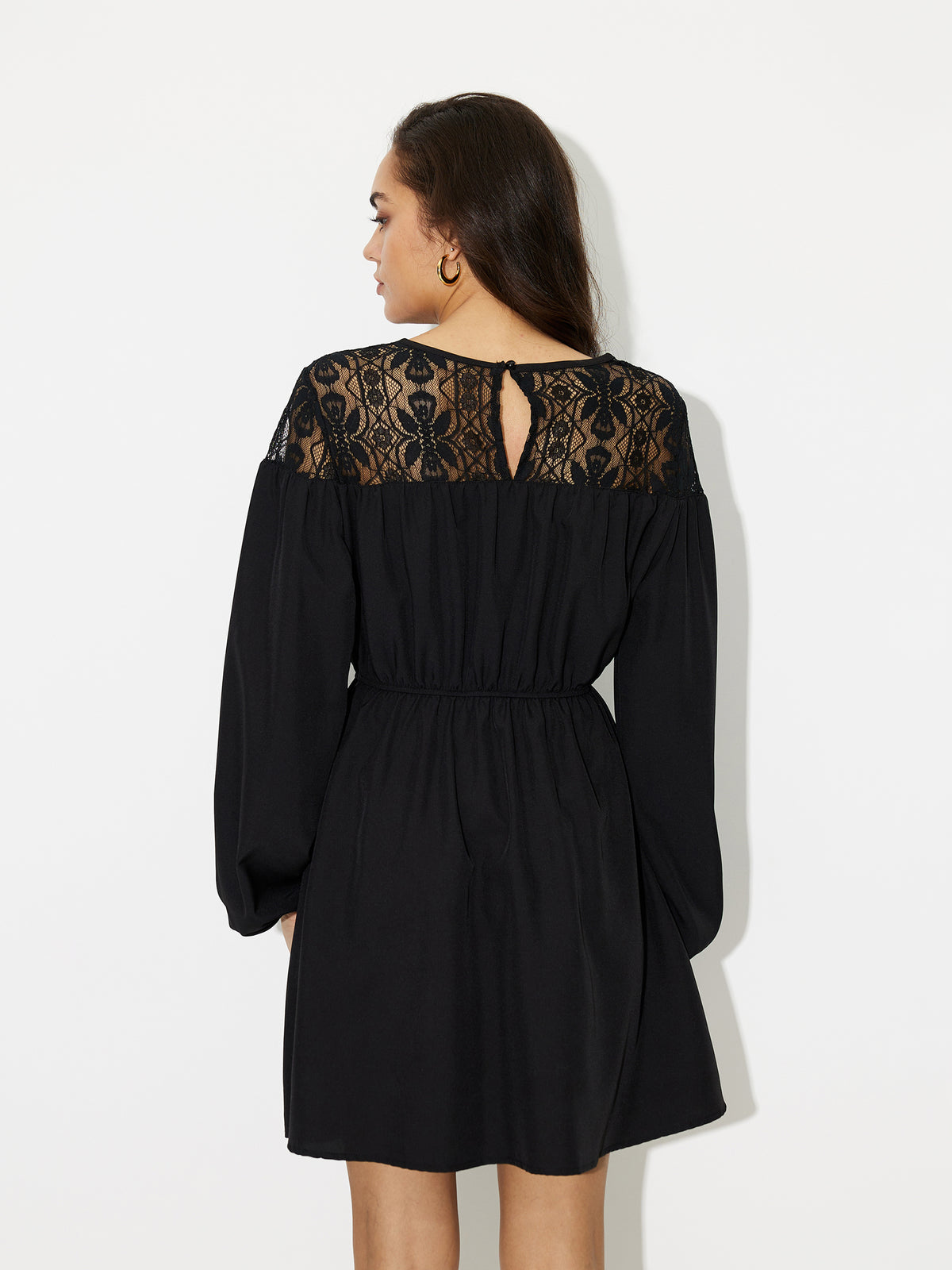 Patchwork A-Line Dress 118755
