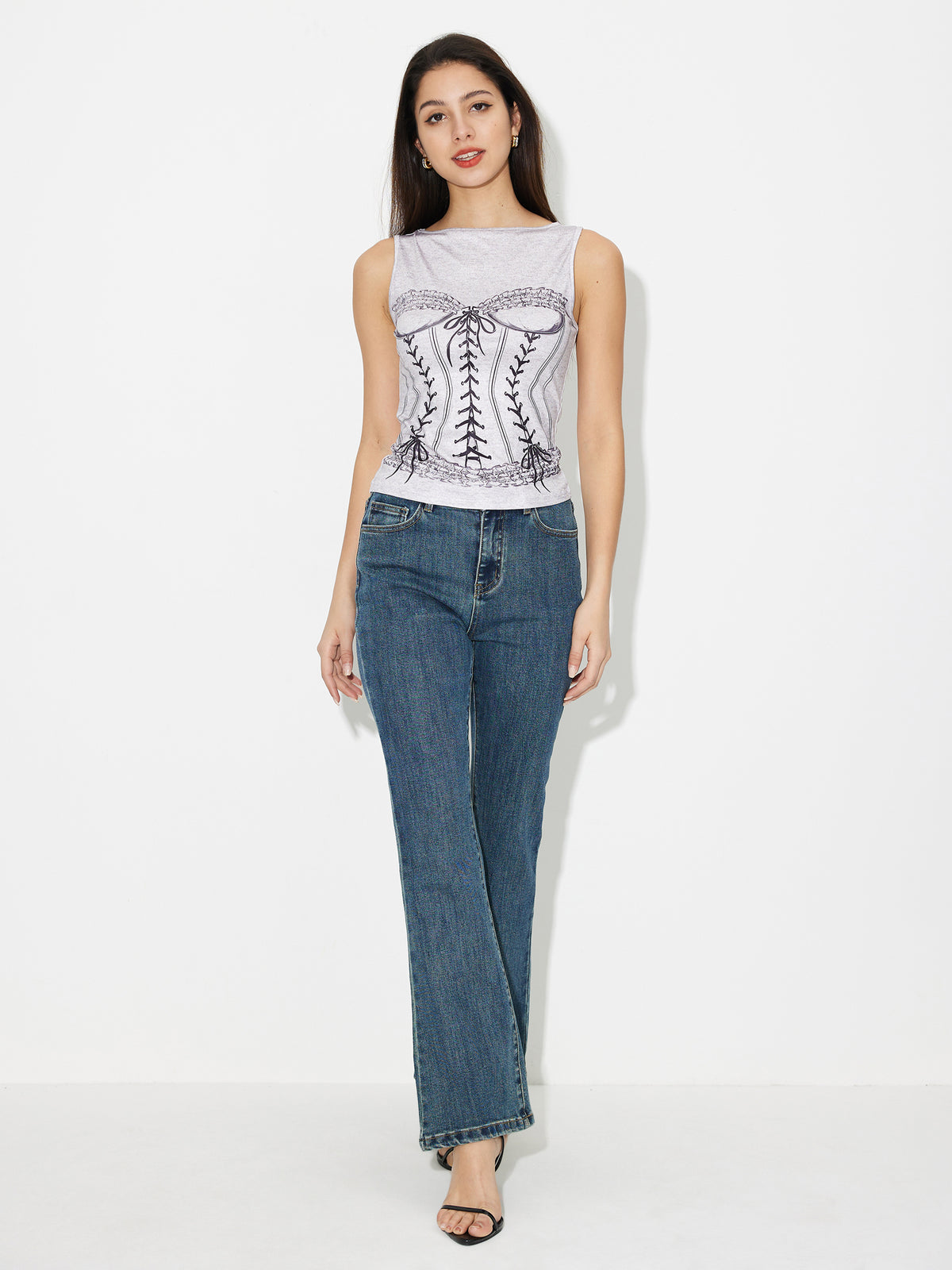 Printed Tank Top 120732