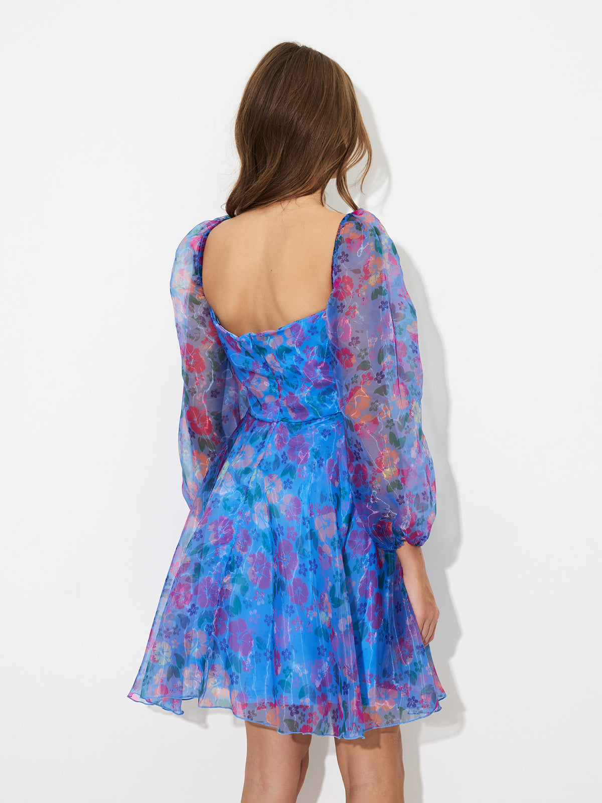 Sheer A-Line Dress 119889
