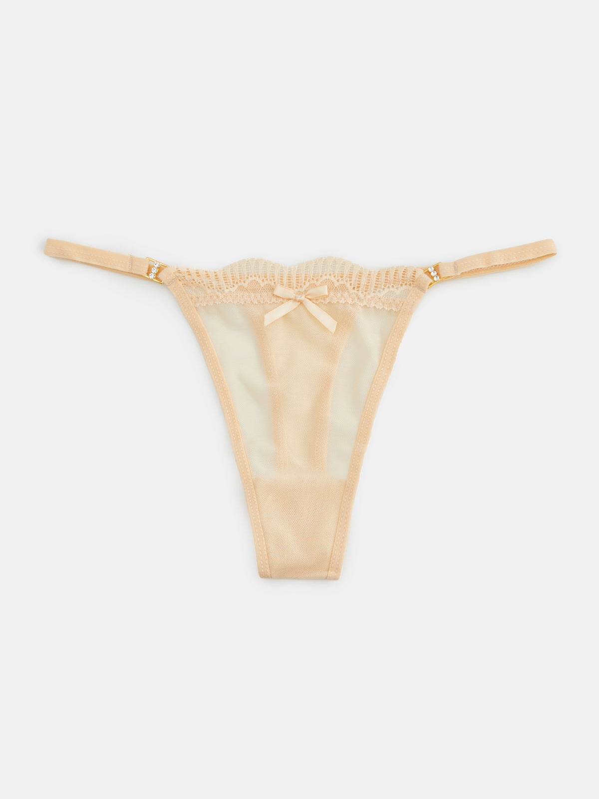 Solid Sheer Thong 118582
