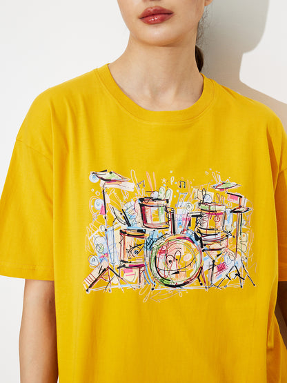 Printed Pullover T-Shirt 120212