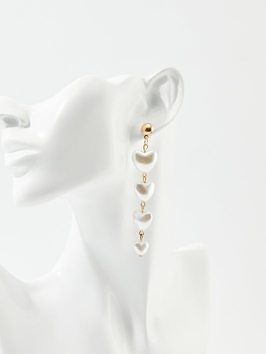 Artificial Pearl Drop Earrings 121133