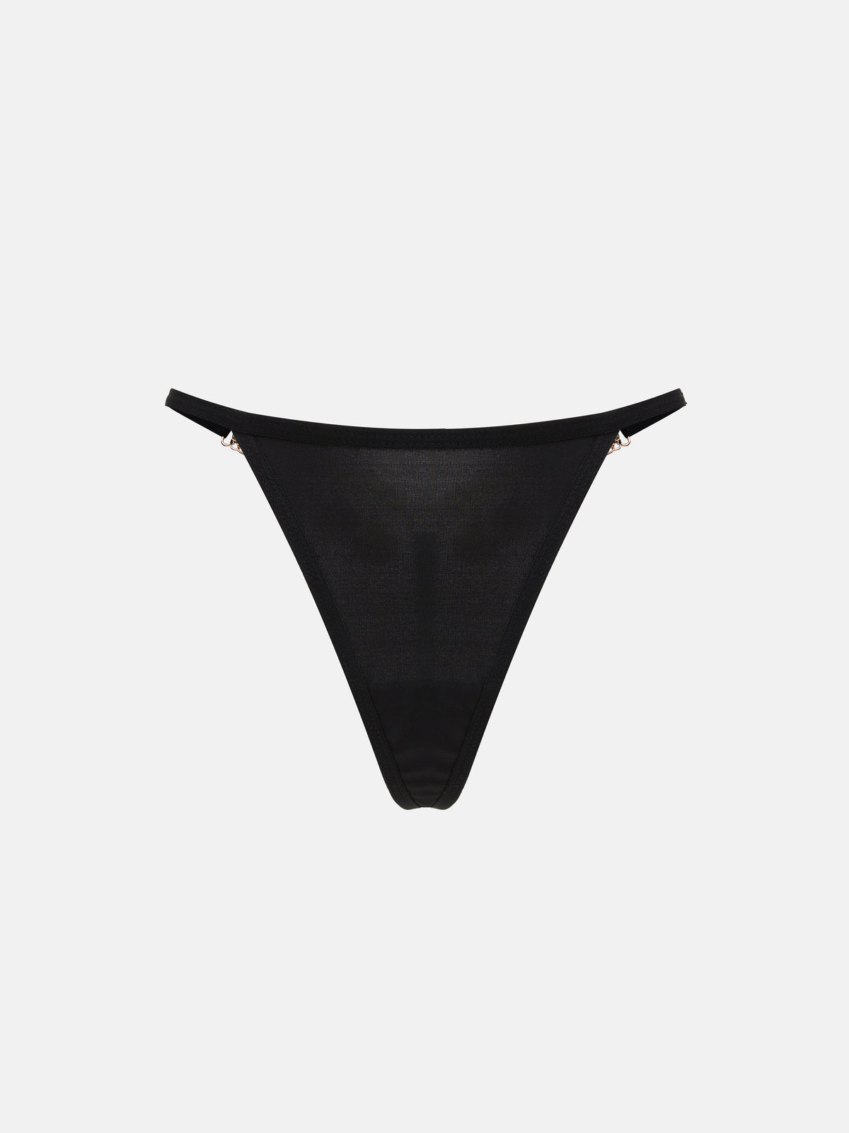 Rhinestone Embellished Thong 119064