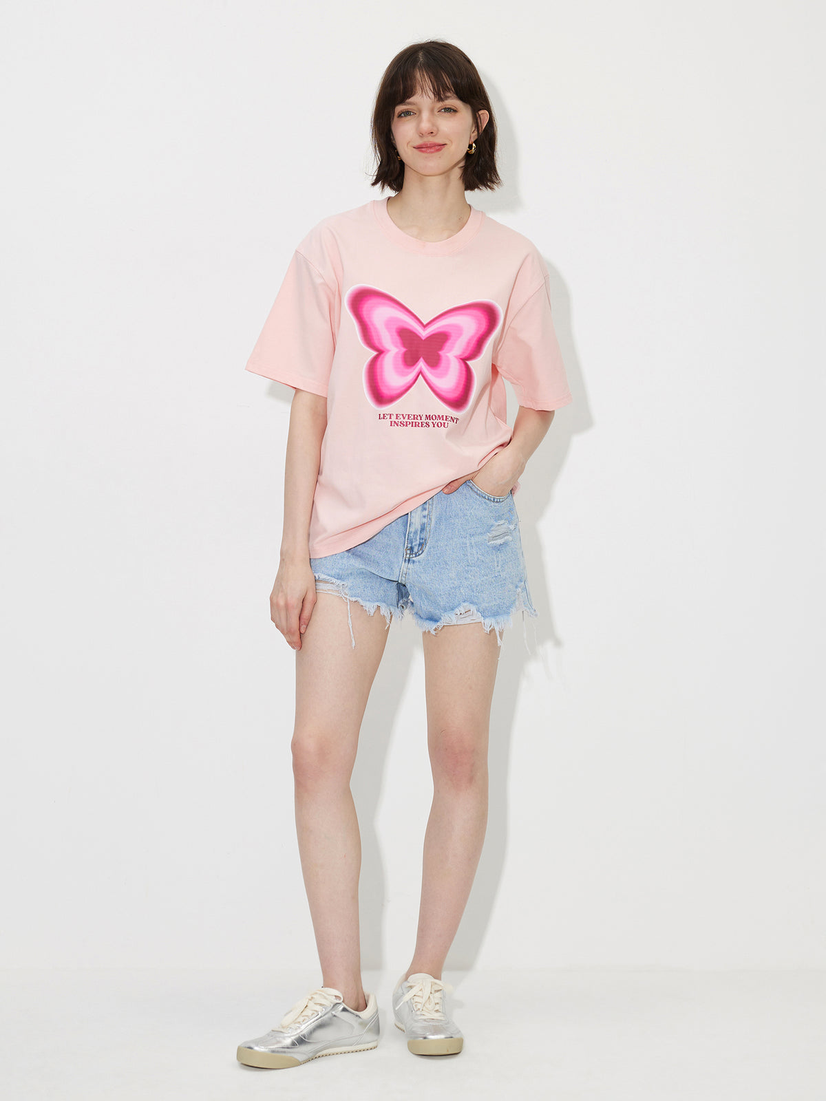 Loose Fit Printed Cotton T-Shirt 1232821