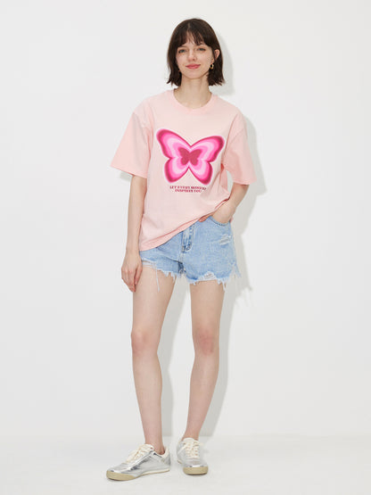 Loose Fit Printed Cotton T-Shirt 1232821