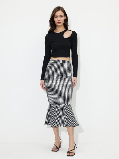 Printed Mermaid Skirt 119061