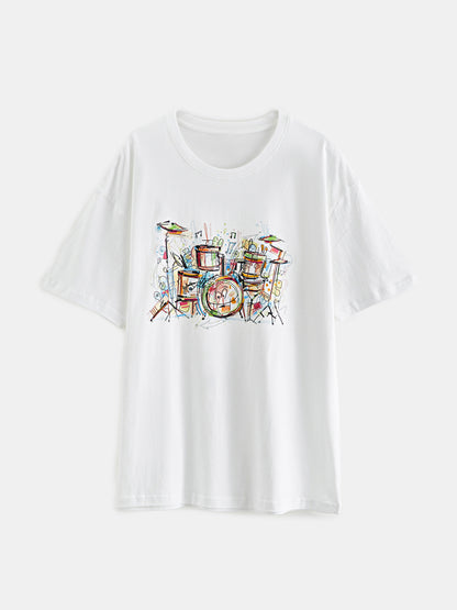 Printed Pullover T-Shirt 120212