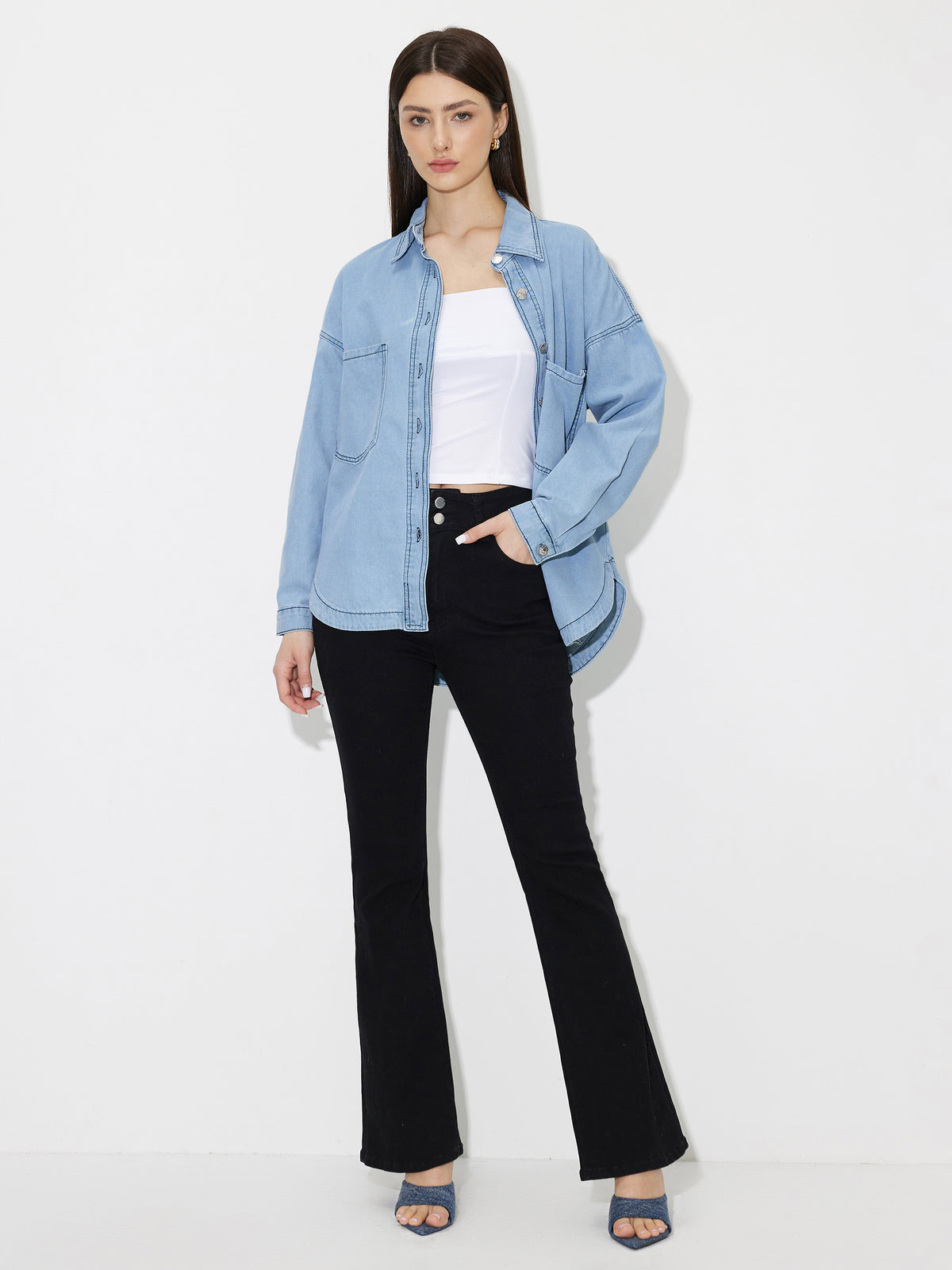 Denim Blouse 119290