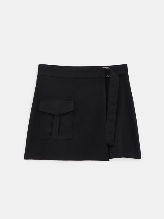 Pocket Wrap Skirt 117885