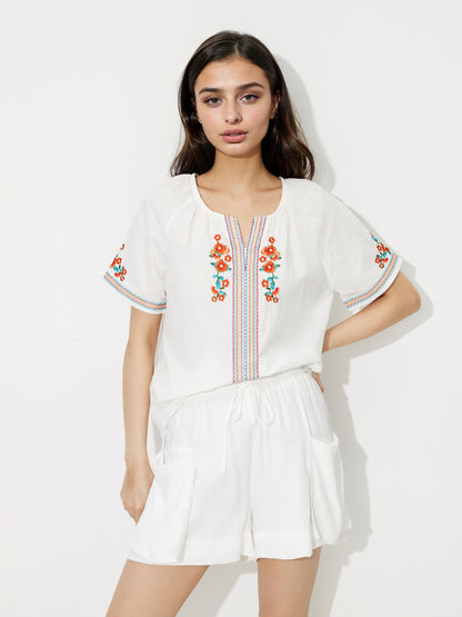 Embroidered Top 1230911