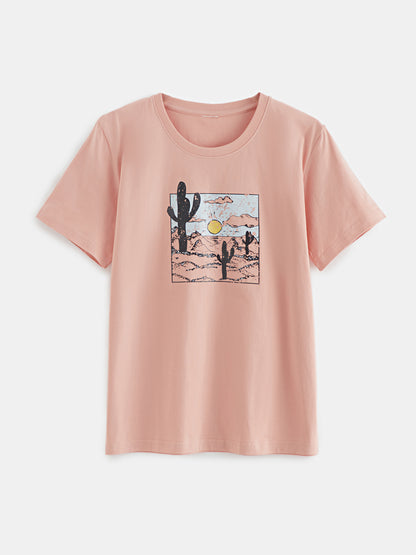 Printed Pullover T-Shirt 120401