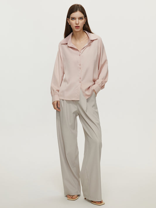 Basic Satin Blouse 108557