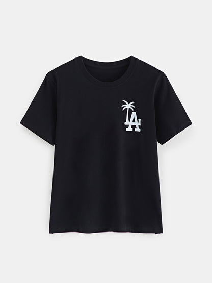 Printed Pullover T-Shirt 120729