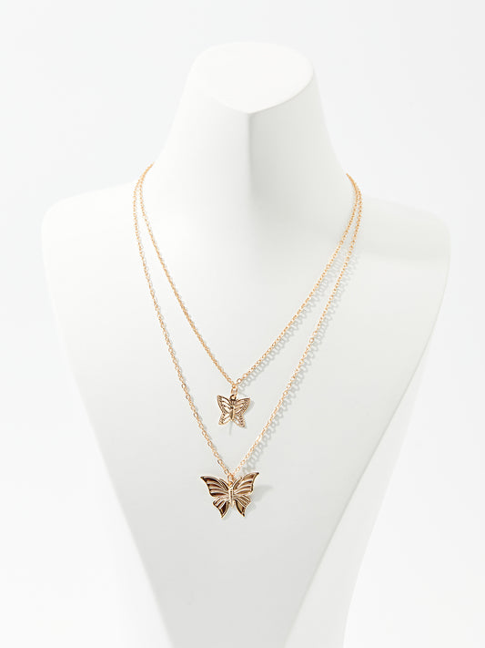 Butterfly Design Multi-Layer Necklace 120582