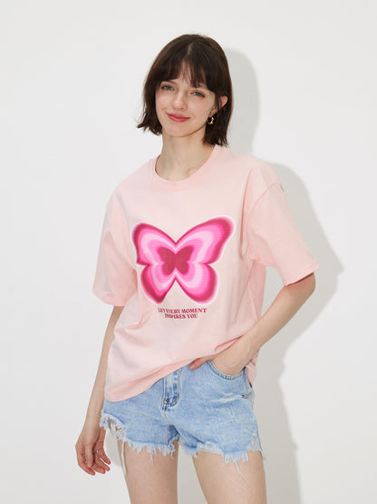 Loose Fit Printed Cotton T-Shirt 1232821