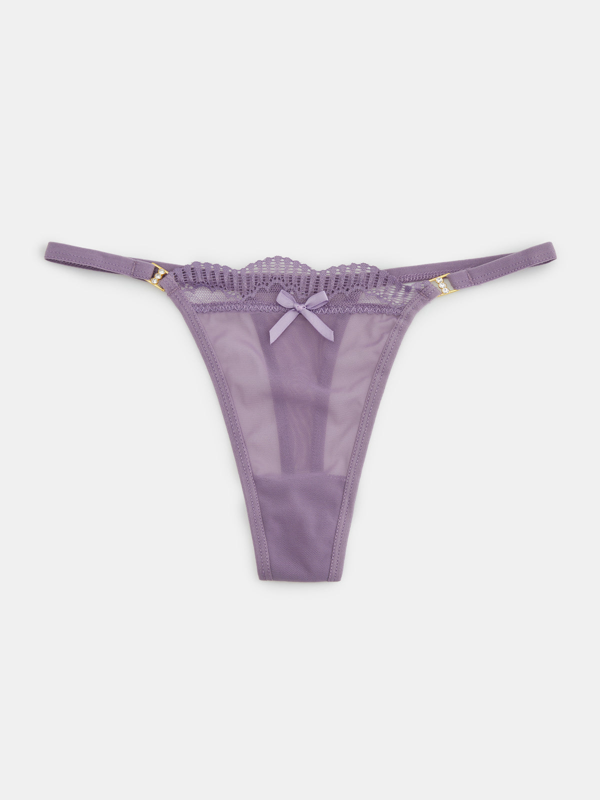 Solid Sheer Thong 118582