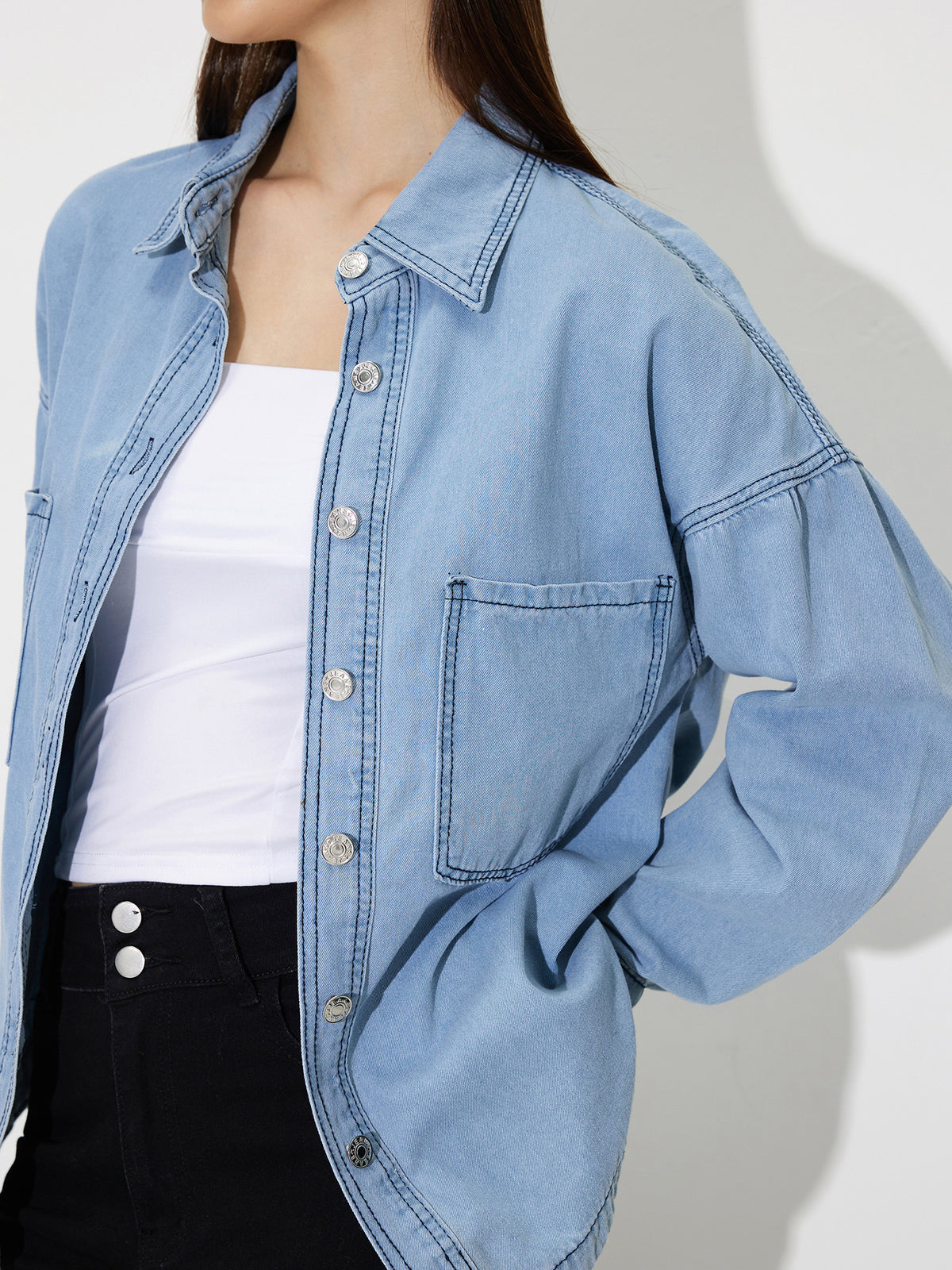 Denim Blouse 119290