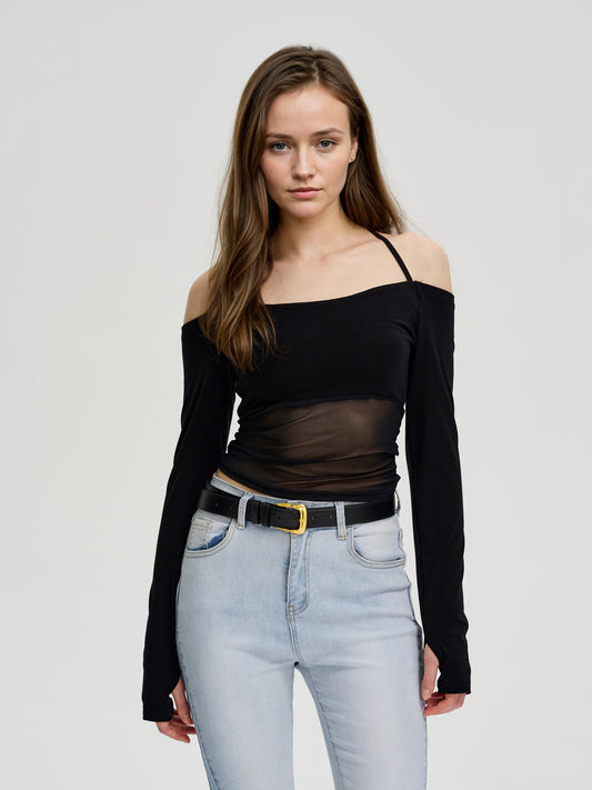 Sheer Pullover Top 113391