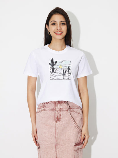 Printed Pullover T-Shirt 120401