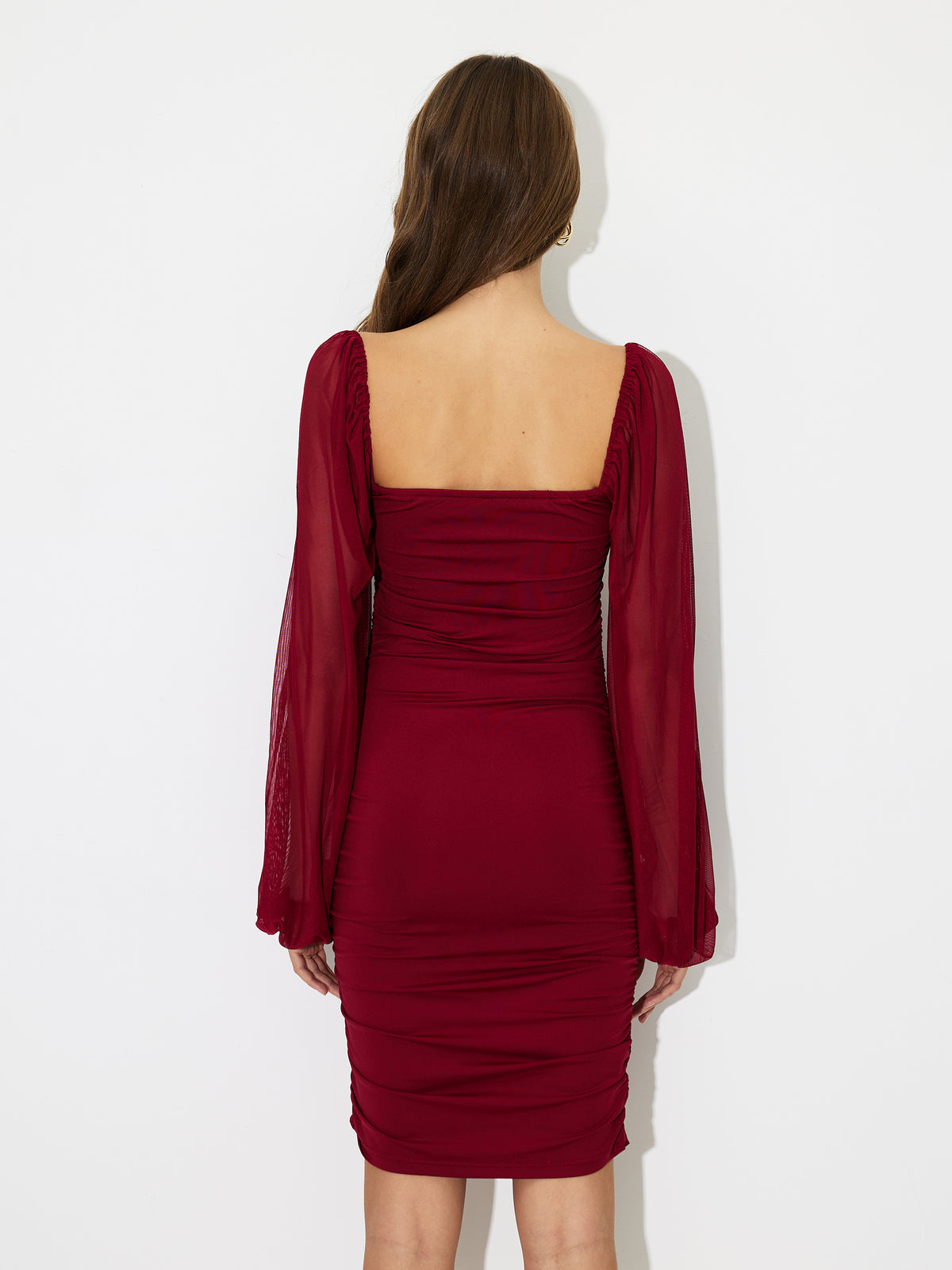 Patchwork Bodycon Dress 118262