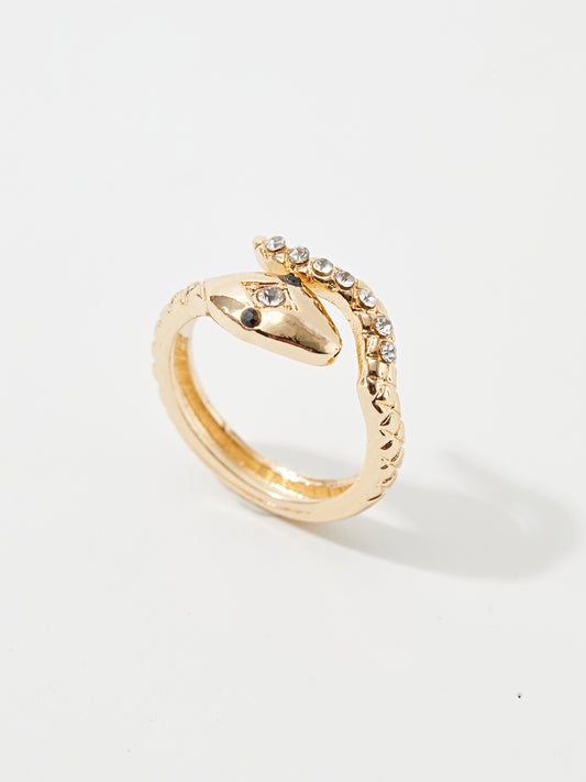 Snake Design Adjustable Ring 120816