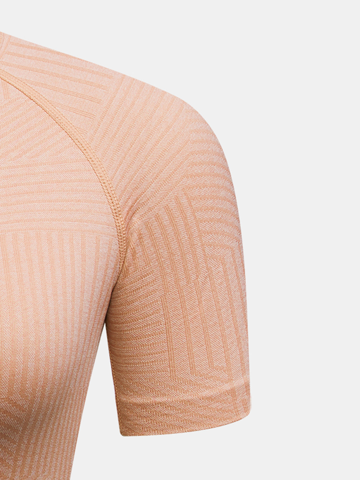 Striped Crop Sports T-Shirt 120349