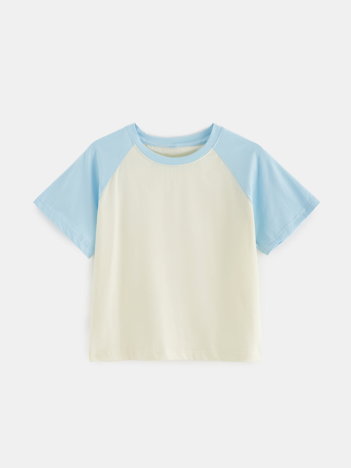 Raglan Sleeve Crop T-Shirt 121300
