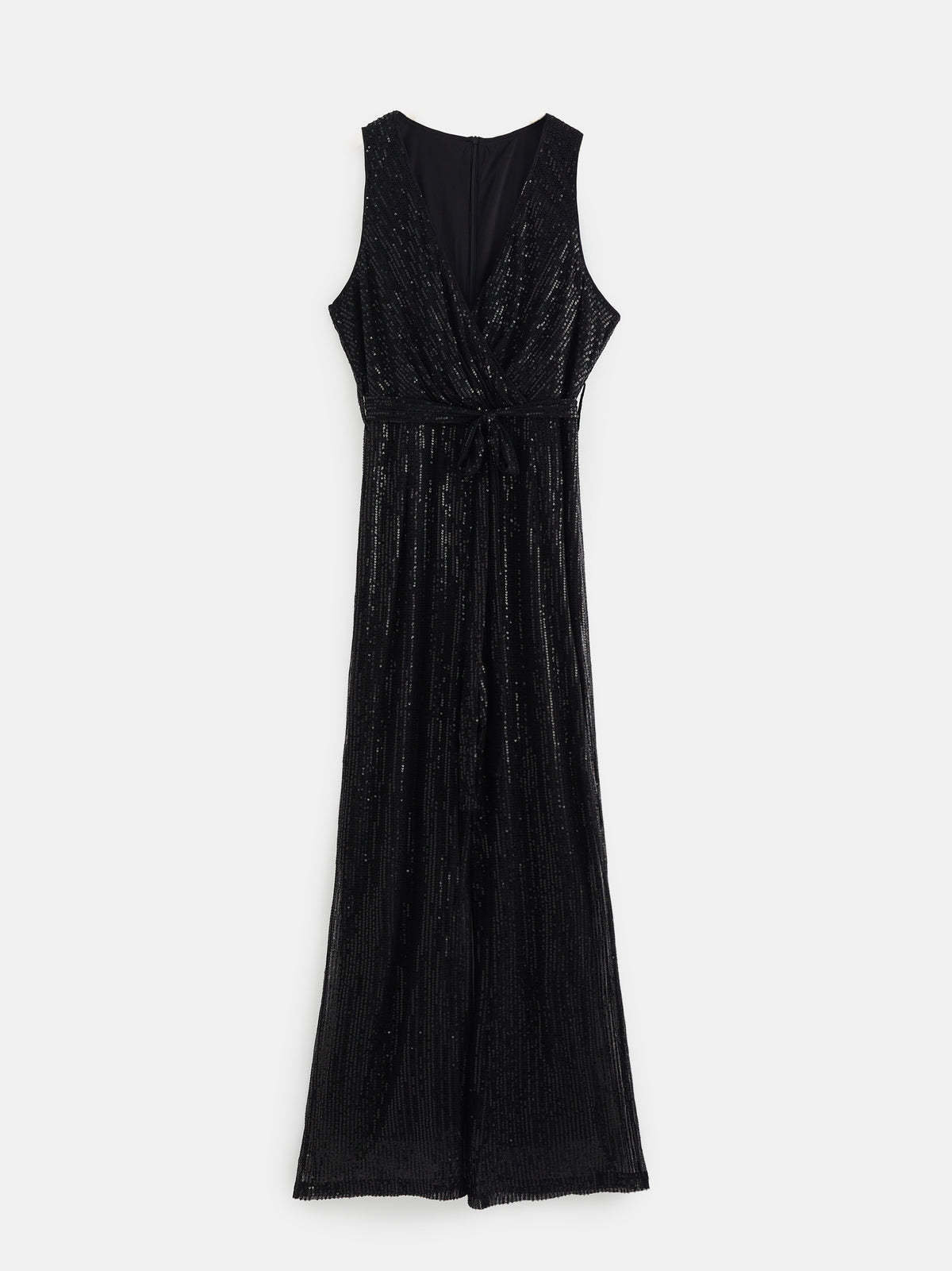 Plus Size Sequined Jumpsuit 120760