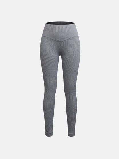 Self Striped Gym Tights 121039