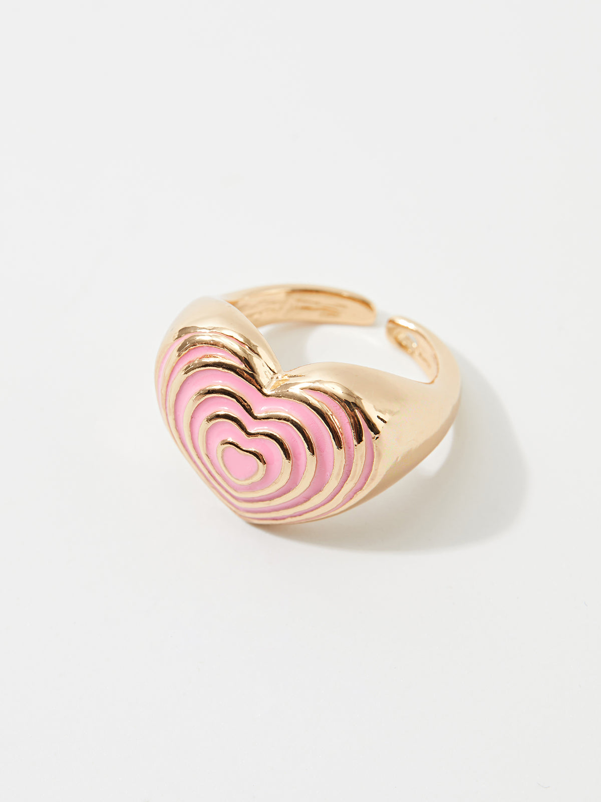 Heart Shaped Adjustable Ring 120933