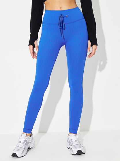 Drawstring Closure Gym Tights 118314